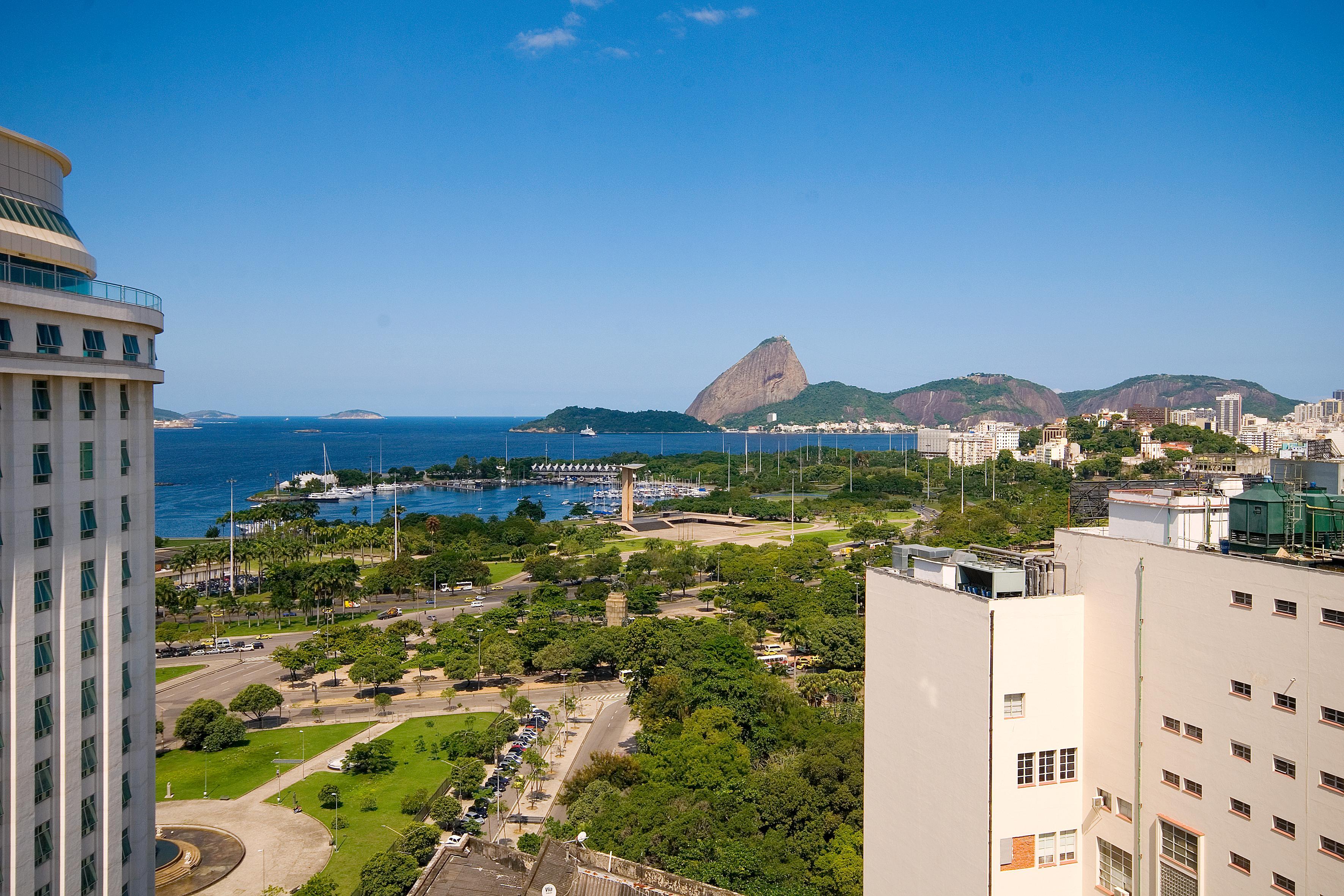 Hotel Atlântico Business Centro Rio de Janeiro Esterno foto The view of the Sugarloaf Mountain from the Copacabana Palace